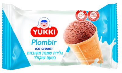 גלידת שמנת בטעם שוקולד בגביע