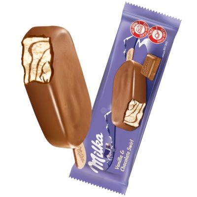 שלגון מילקה וניל ריפל שוקולד